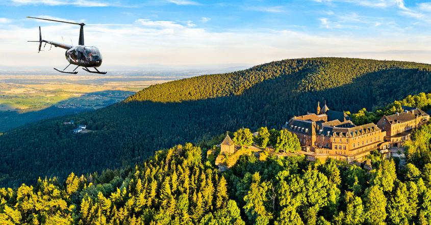 Strasbourg et ses alentours en hélicoptère - 30 min