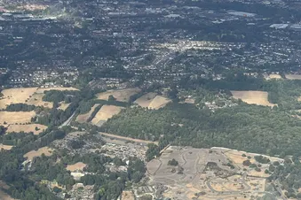 West midlands safari park from above