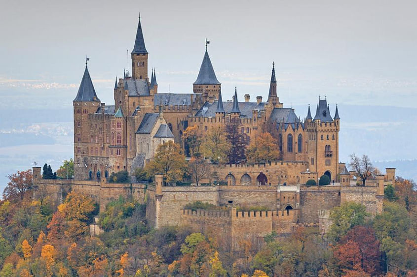 Burgenrundflug über Teck, Neuffen und Hohenzollern