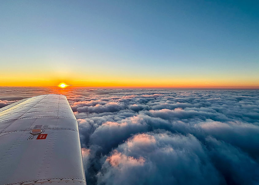 Luzerner Sunset / Sonnenuntergangsflug - Romantik pur! (K06)