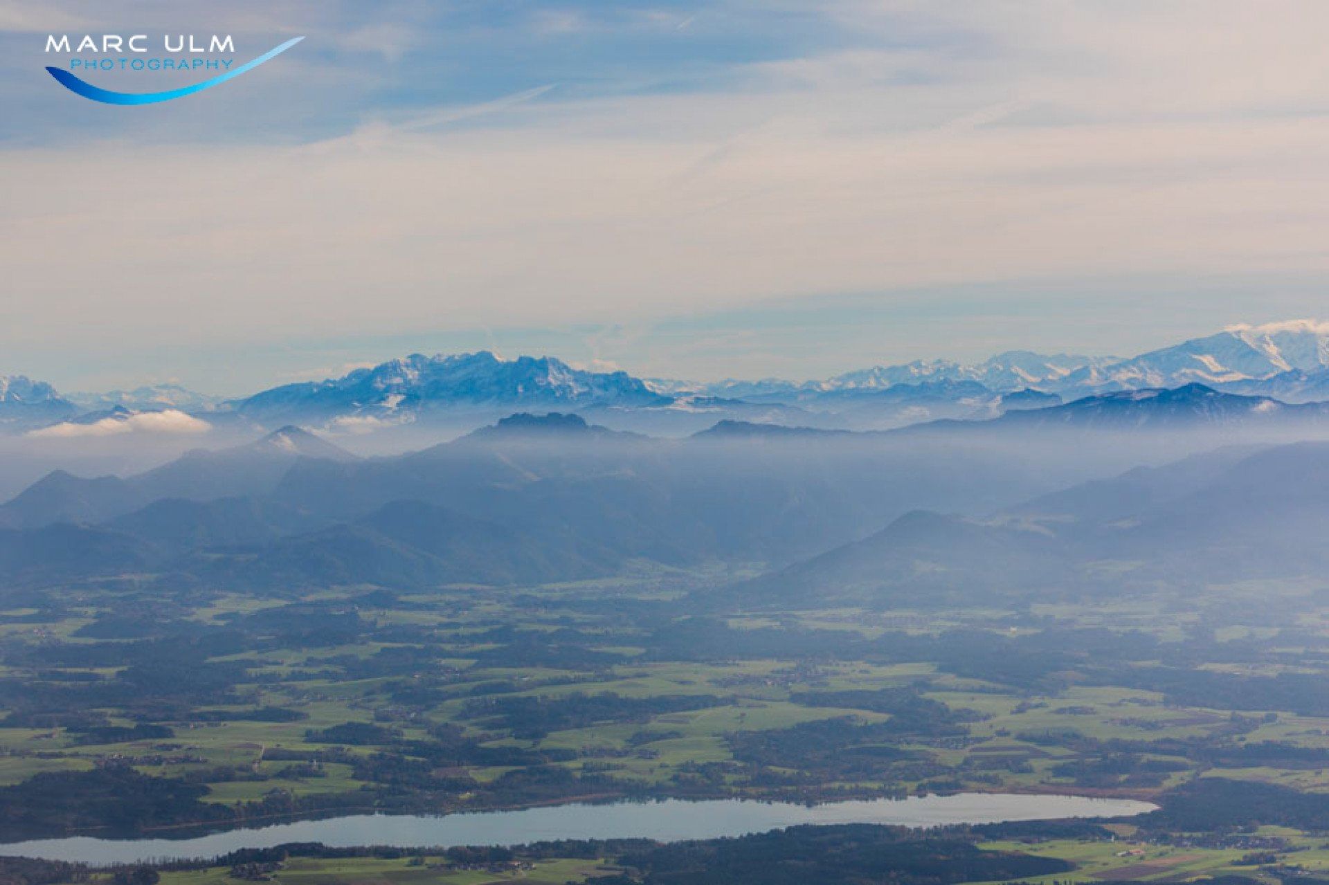 Ausflug/ Rundflug über München, Starnberg, Zugspitze