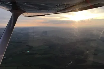 Rundflug über Augustusburg, Freiberg, Zschopautal