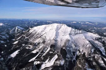 Flug von Krems nach Niederöblarn