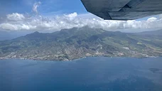 Survol du nord de la Martinique