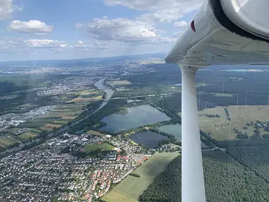 Erlebnisflug über Aschaffenburg und zurück
