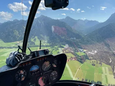 Bodensee Allgäu mit dem Heli (nur ab 3 Personen)