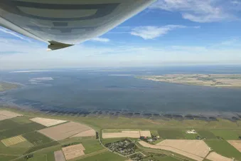 Individueller Rundflug nordfriesische Inseln und Wattenmeer