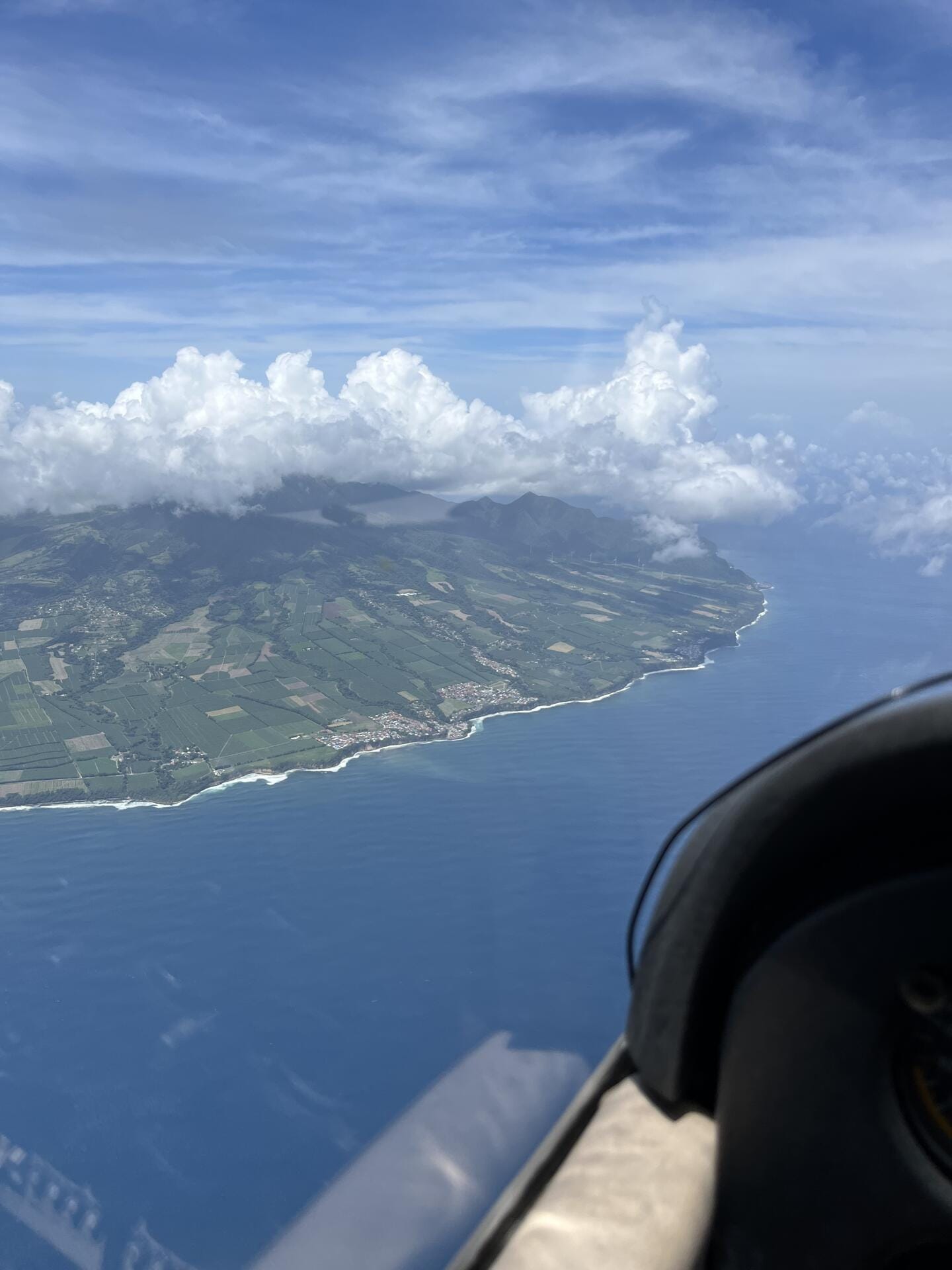 decouverte de la martinique vu du ciel