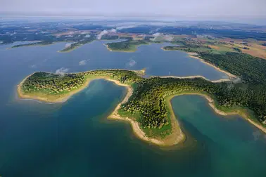 Survol du Lac de la Forêt d'Orient, puis pause café à Troyes