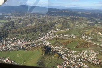 Rundflug Oststeiermark und Überflug Riegersburg
