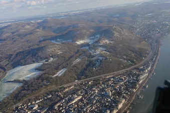 Entlang des Rheins Richtung Bonn
