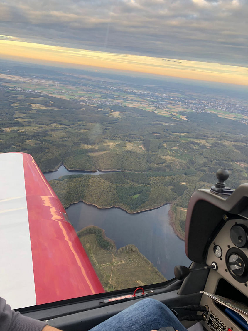 Schöner Ausflug mit der Robin DR400