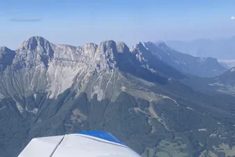 Découverte des Alpes depuis le ciel