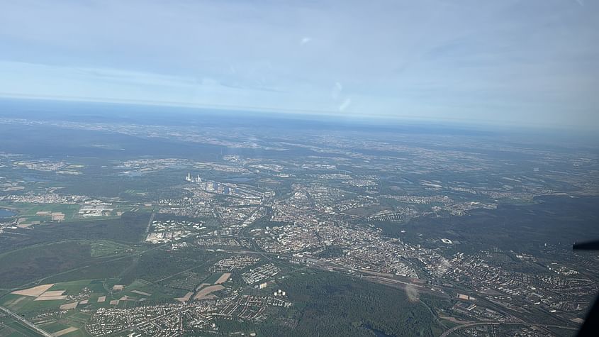 Entkomme dem Stau: Feierabendflug Mannheim - Stuttgart