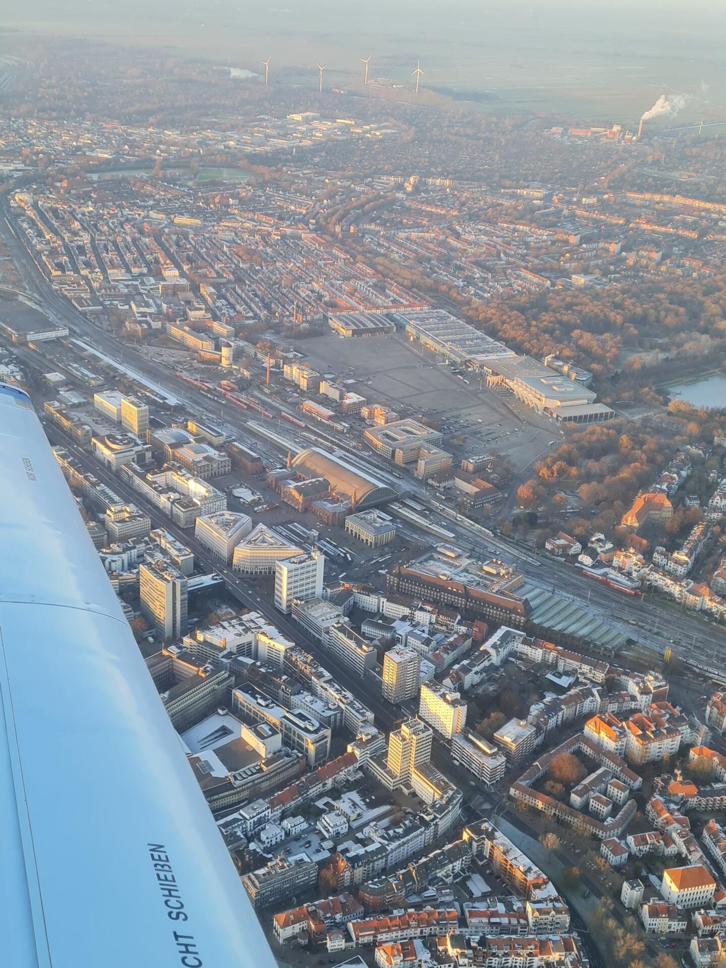 Rundflug über Bremen