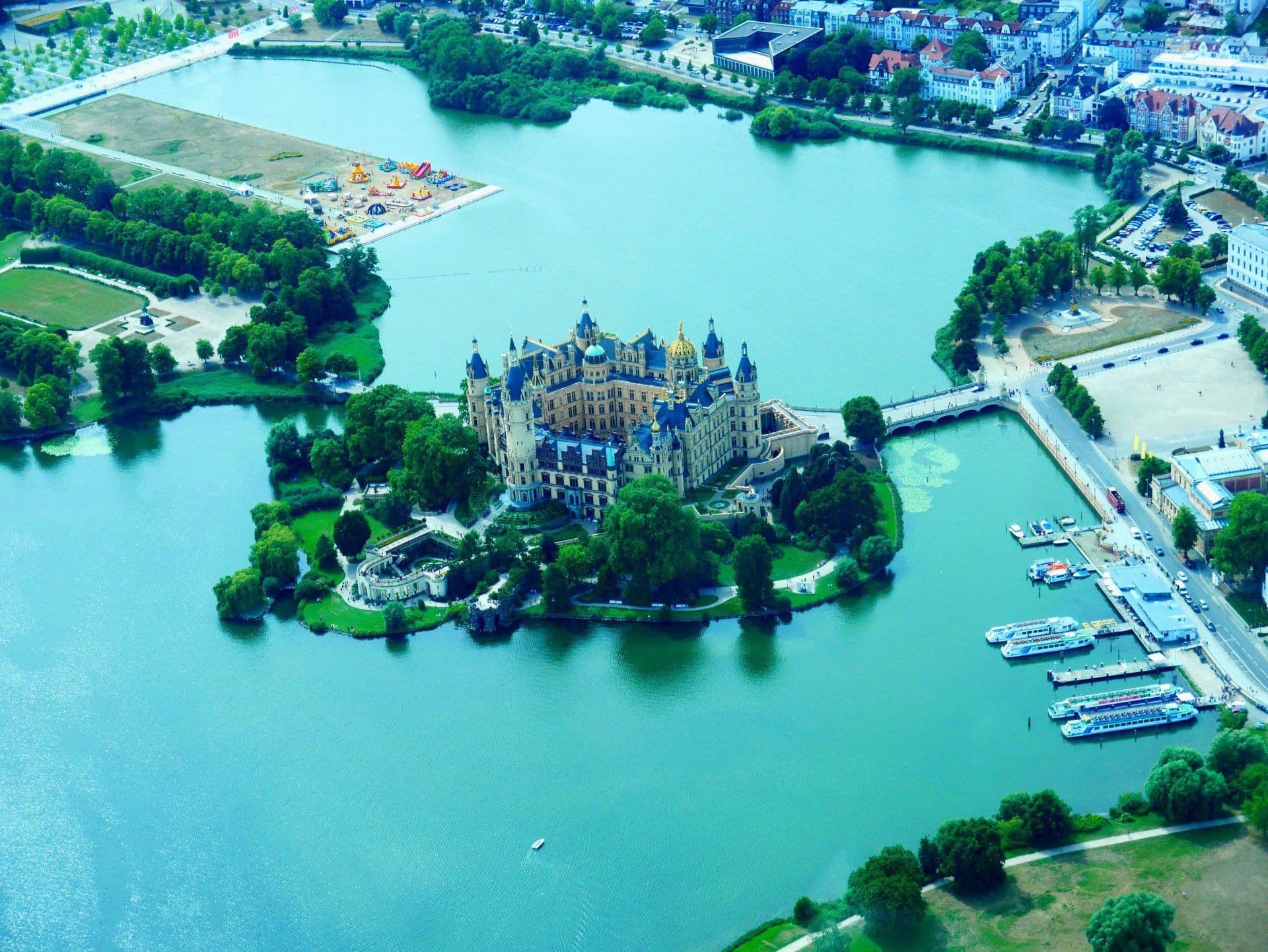 Flug zur Ostsee / Hansa-Park