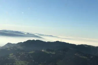 Pfänder bei Nebel