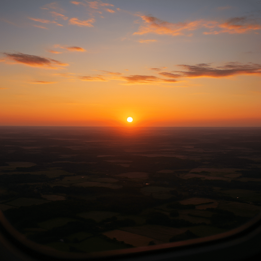 Sonnenuntergang über der Oberpfalz – Ein Flug zum Staunen