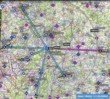 Von A nach B - Streckenflug auf Wunsch aus Worms (RLP)