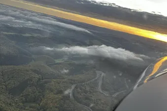 Die Nordschleife bei Sonnenuntergang