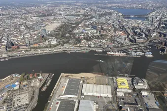 Cuxhaven entlang der Elbe nach Hamburg - von Oben Endecken