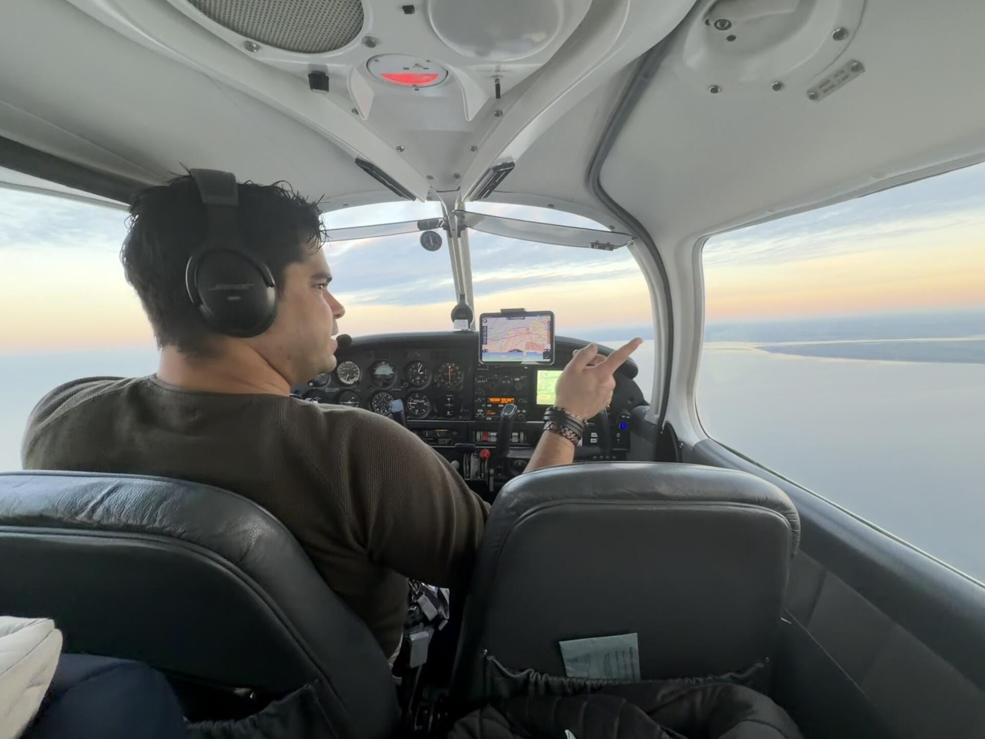 Rundflug über Rostock