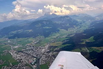 Alpenflug nach Zell am See
