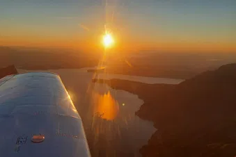 Rundflug über Luzern, Vierwaldstättersee und Zugersee