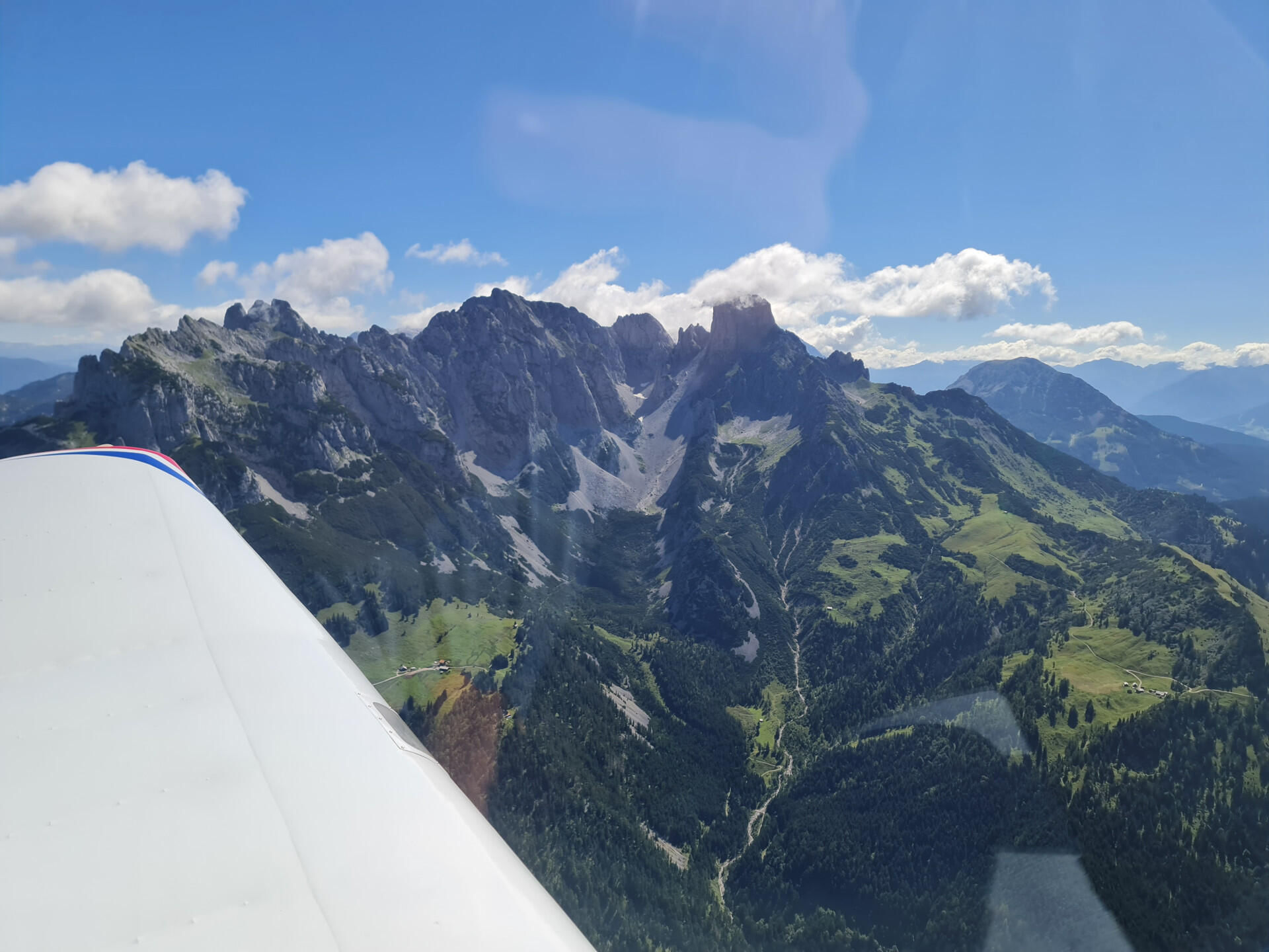 Seen + Dachstein Rundflug