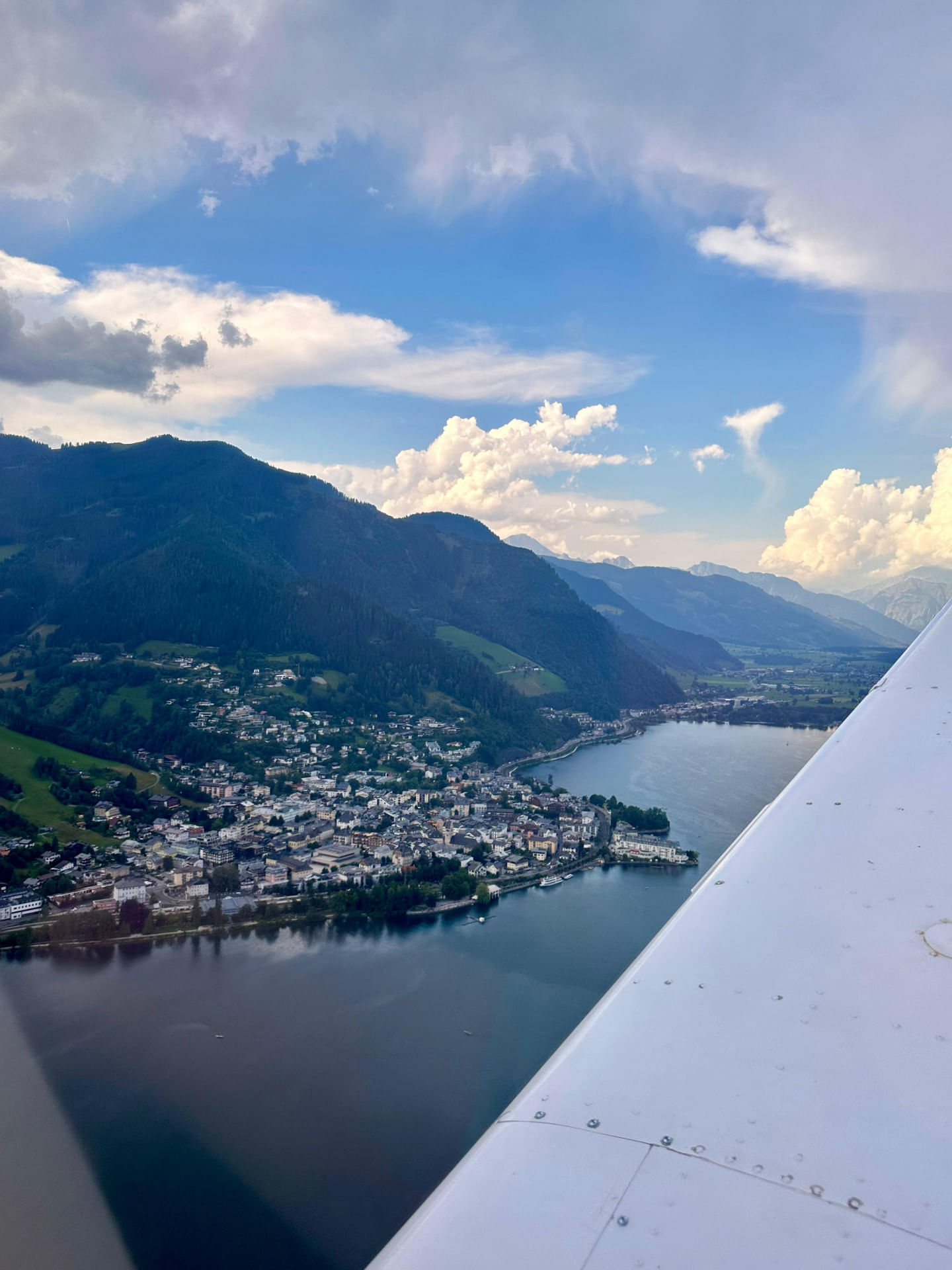 Alpenflug nach Zell am See