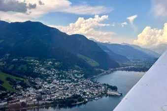 Alpenflug nach Zell am See