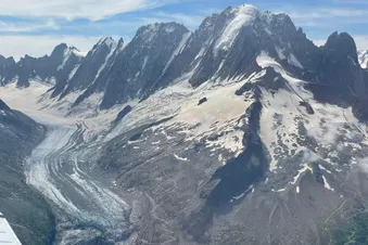 Mont Blanc Rundflug