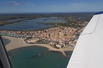 La camargue vue du ciel
