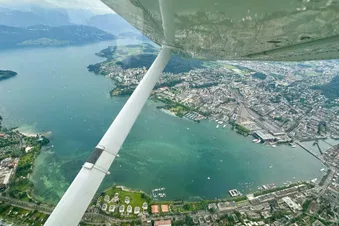 Blick auf das Luzernerseebecken
