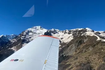 Survolez Carcassonne Château Monsegur Mont Valier