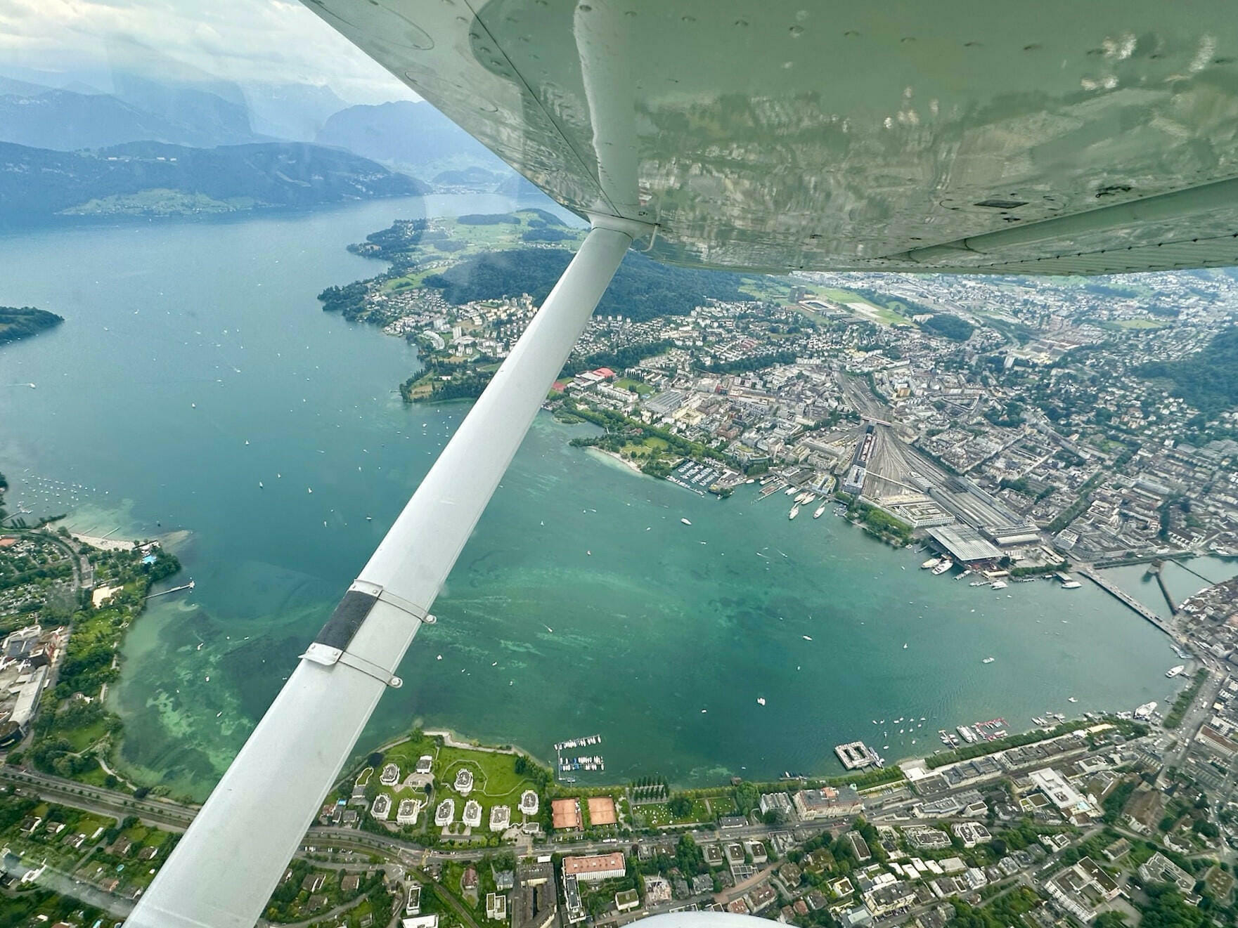 Blick auf das Luzernerseebecken