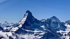 Über Bern, die Blümlisalp, und, und...Matterhorn!
