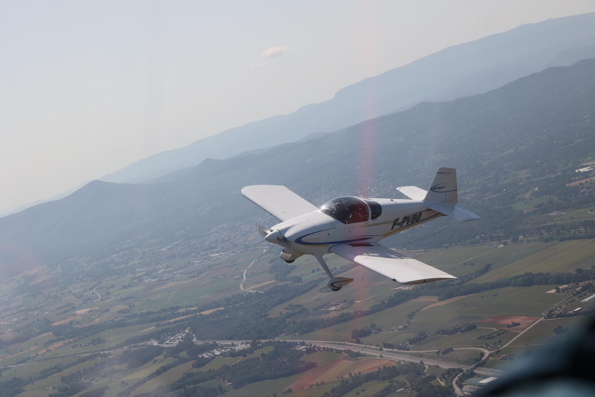 VOL D'AIX EN PROVENCE VERS LANGOGNE OU RETOUR LOZERE