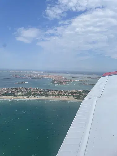 Sightseeing flight over Delta del Po and Venice