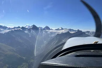 Survol des alpes avec pause midi à Locarno ou Lugano