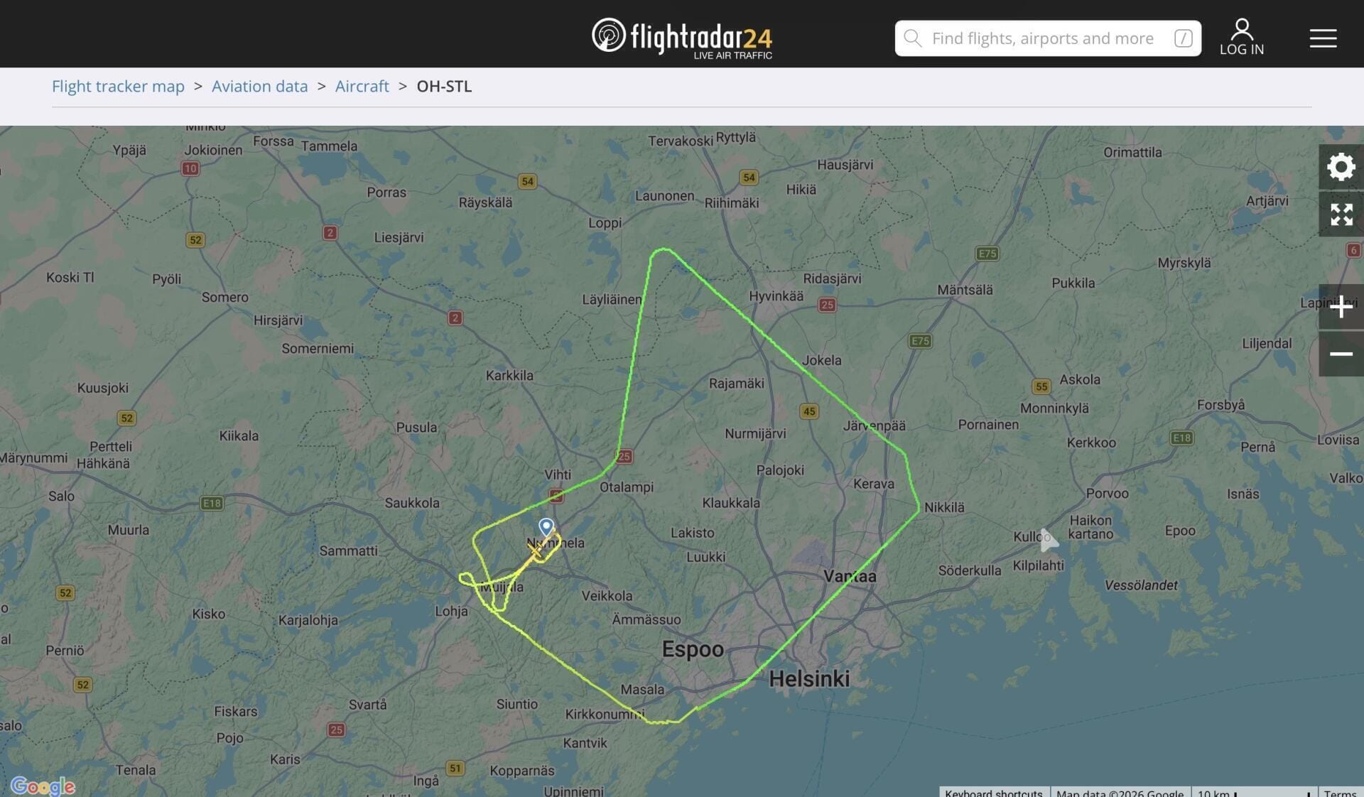 Helsinki Sunset Scenic Flight