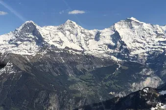 Eiger, Mönch, Jungfraujoch und Jungfrau