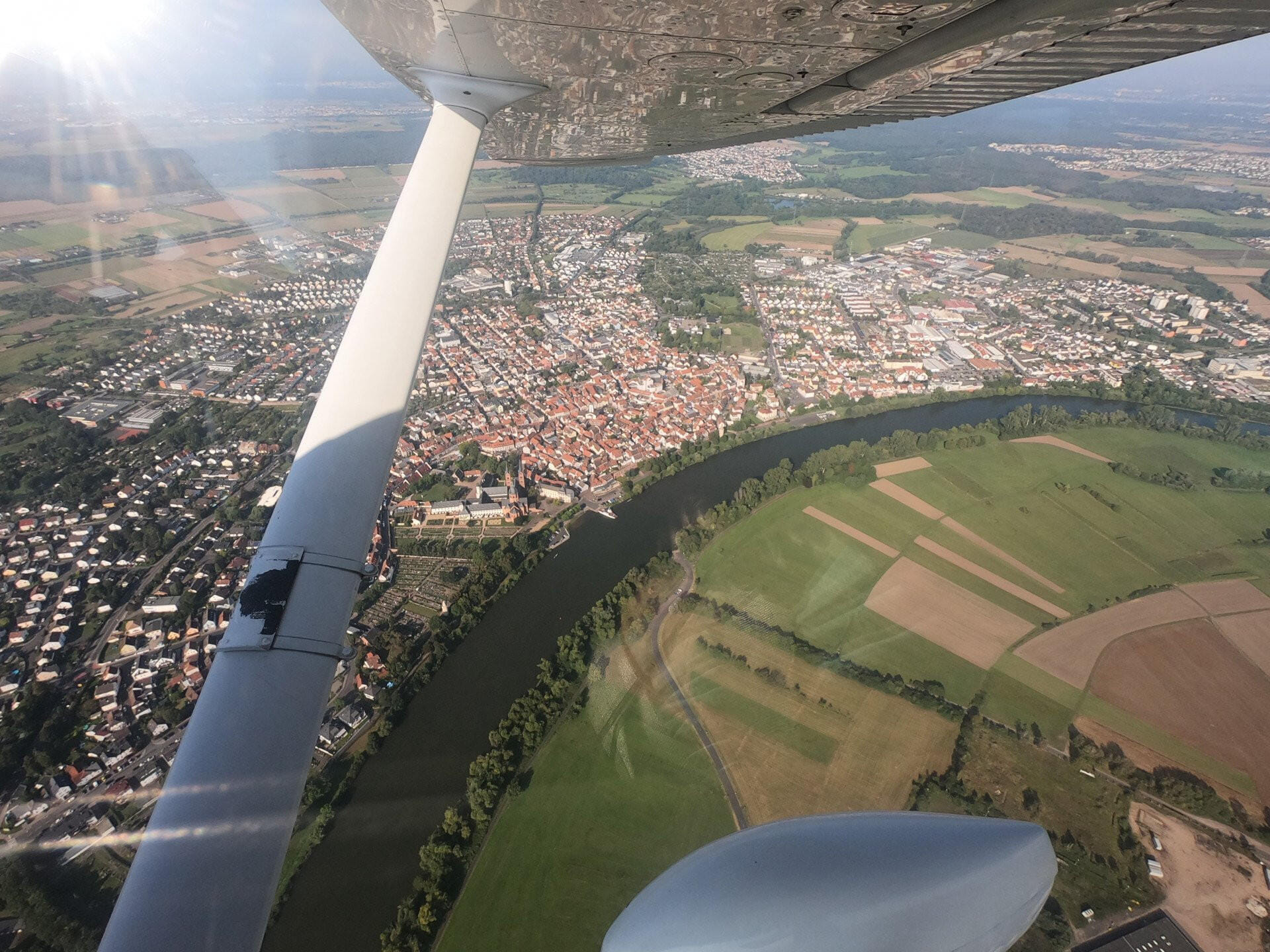 Schnupperflug "Rund um Offenbach/Hanau mit Seligenstadt"