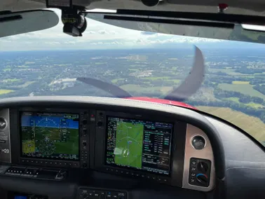 Einblick in einen IFR Streckflug.von Sylt nach Hannover.