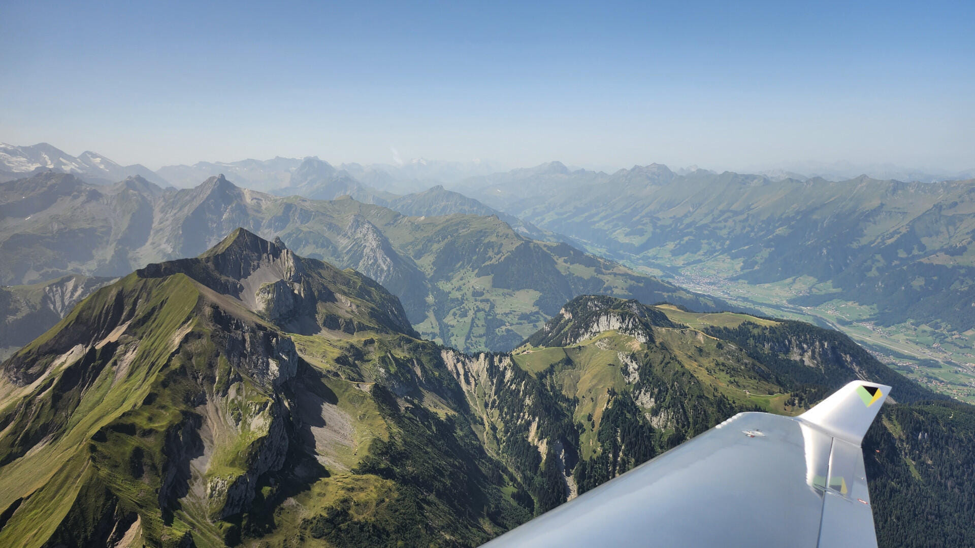 Scenic flight to Jungfrau