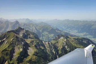 Scenic flight to Jungfrau