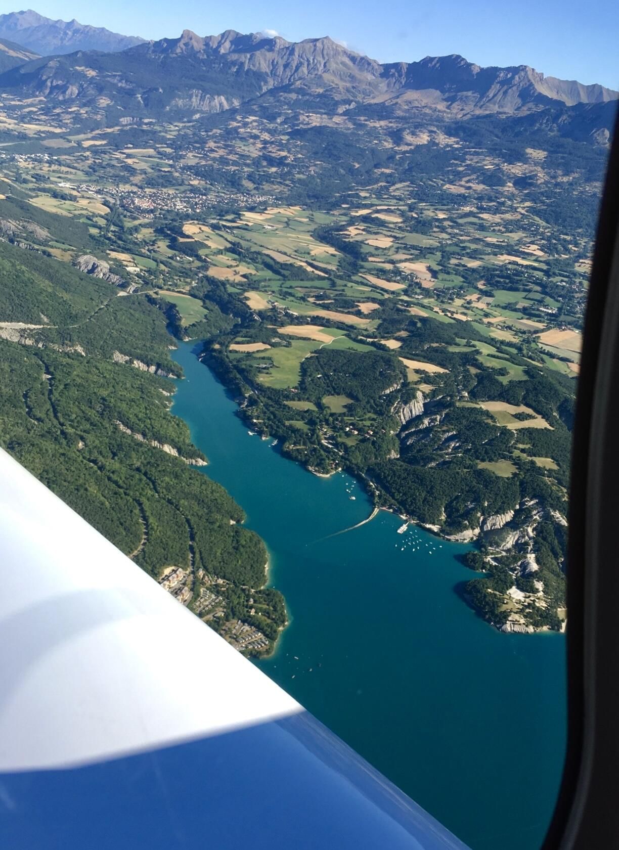 Baie de Chanteloube en été