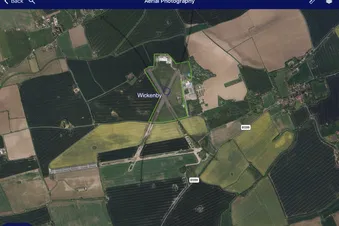 Wickenby Airfield from above