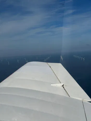 Flight to Caernarfon