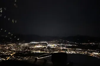 Nachtflug Eggenfelden-Linz-Salzburg